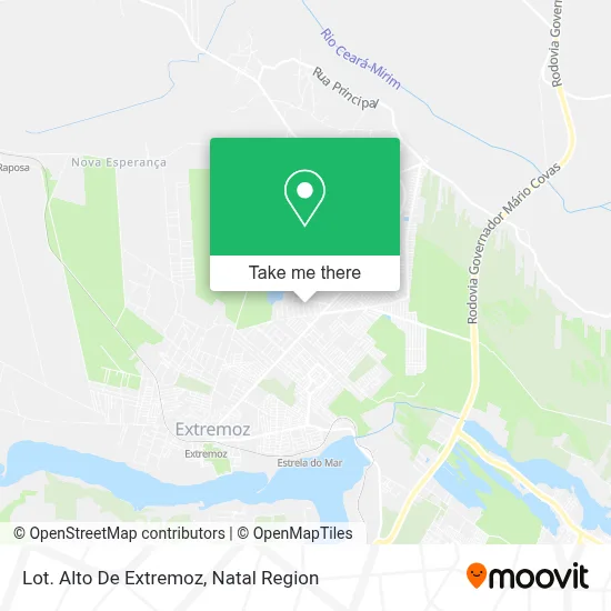 Lot. Alto De Extremoz map