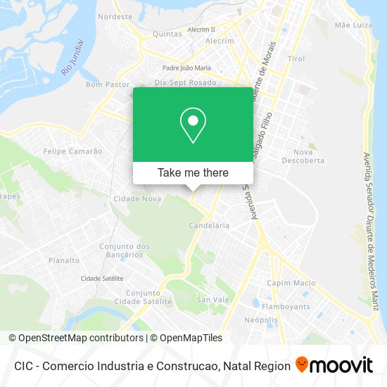 CIC - Comercio Industria e Construcao map