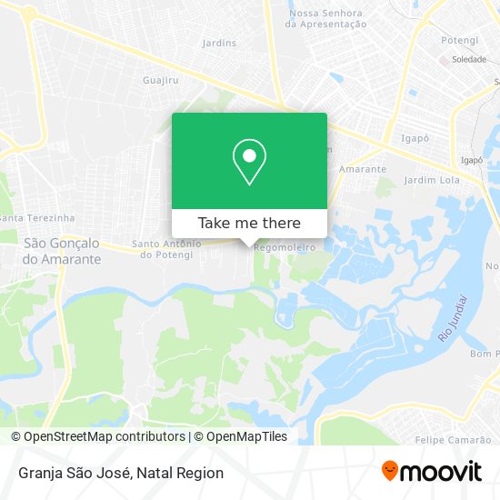 Granja São José map
