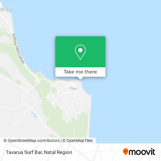 Tavarua Surf Bar map