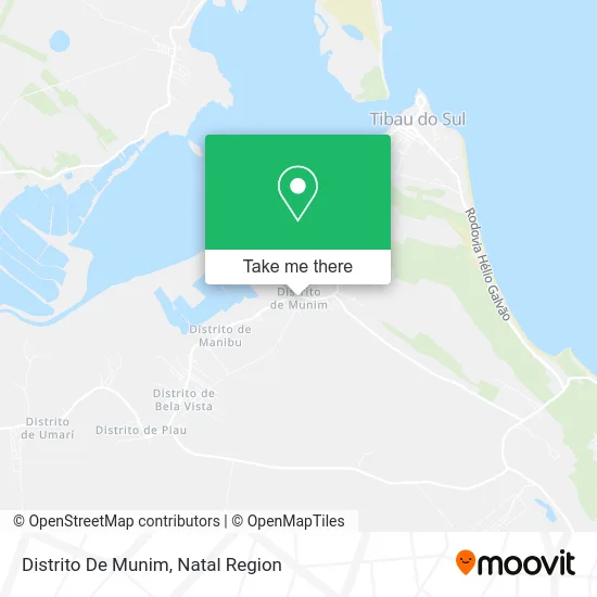 Distrito De Munim map