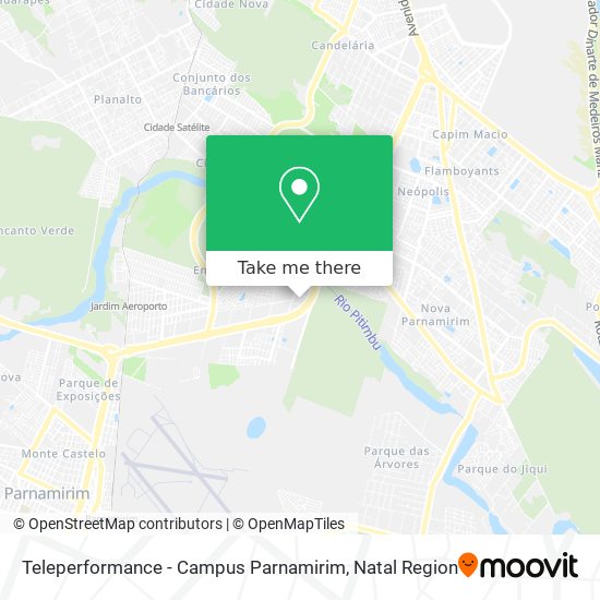 Mapa Teleperformance - Campus Parnamirim