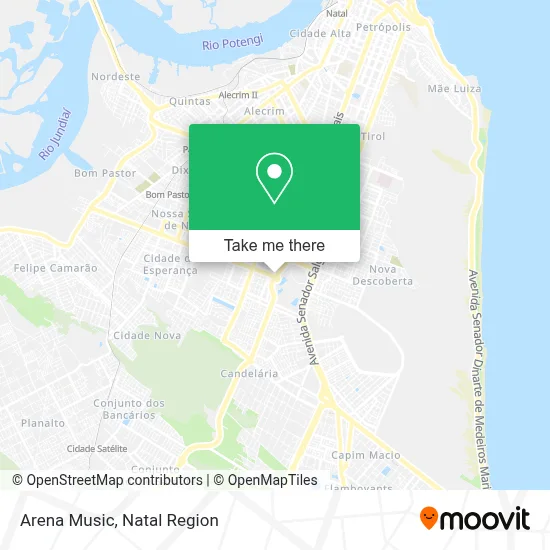 Arena Music map