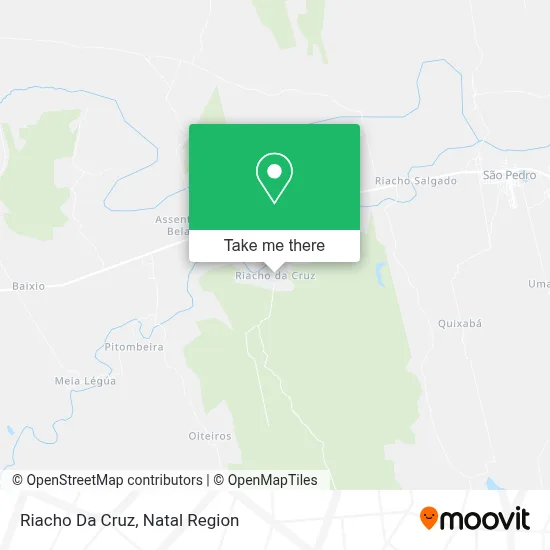 Riacho Da Cruz map