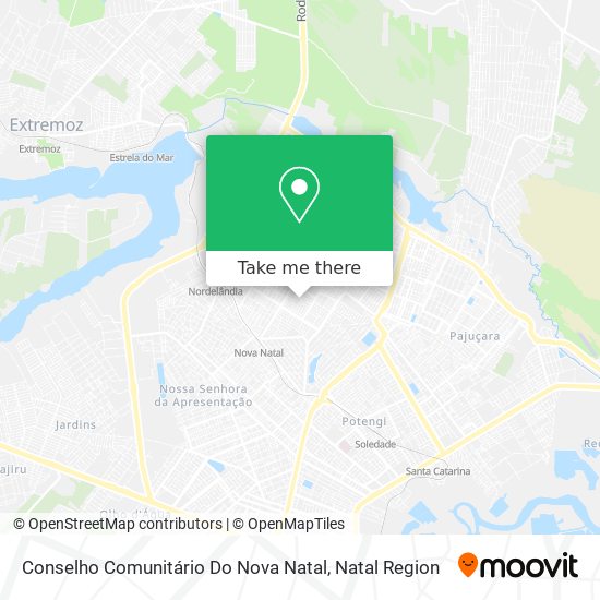 Conselho Comunitário Do Nova Natal map