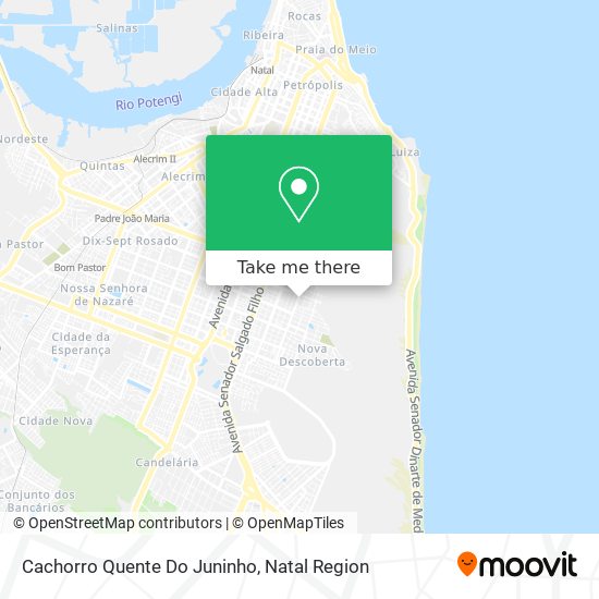 Cachorro Quente Do Juninho map