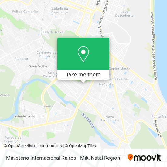 Ministério Internacional Kairos - Mik map