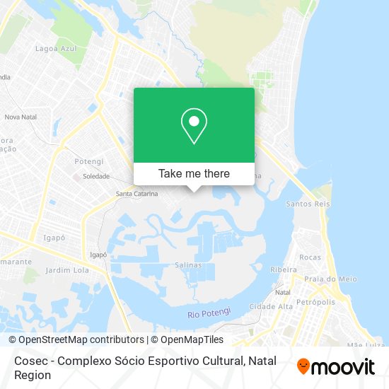 Cosec - Complexo Sócio Esportivo Cultural map