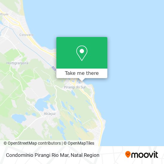 Condomínio Pirangi Rio Mar map