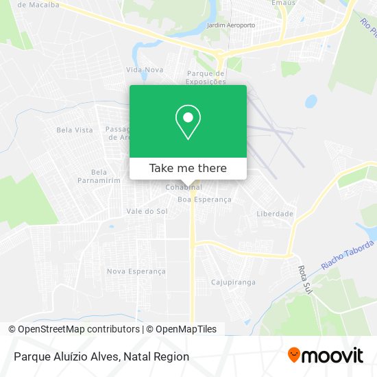 Parque Aluízio Alves map