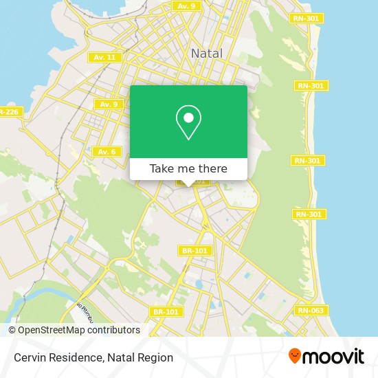 Cervin Residence map