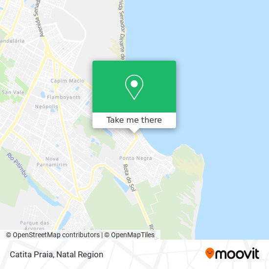 Catita Praia map