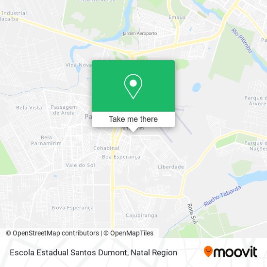 Escola Estadual Santos Dumont map