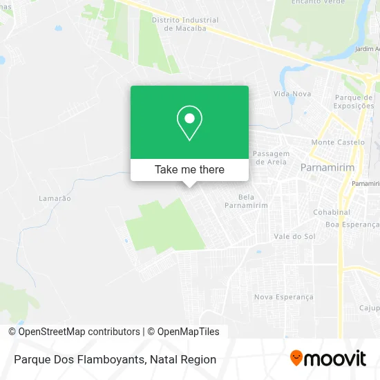 Parque Dos Flamboyants map