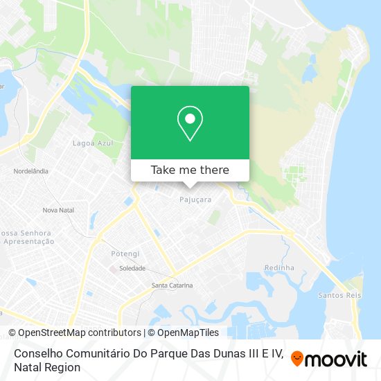 Conselho Comunitário Do Parque Das Dunas III E IV map