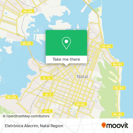 Eletrônica Alecrim map