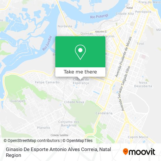 Ginasio De Esporte Antonio Alves Correia map