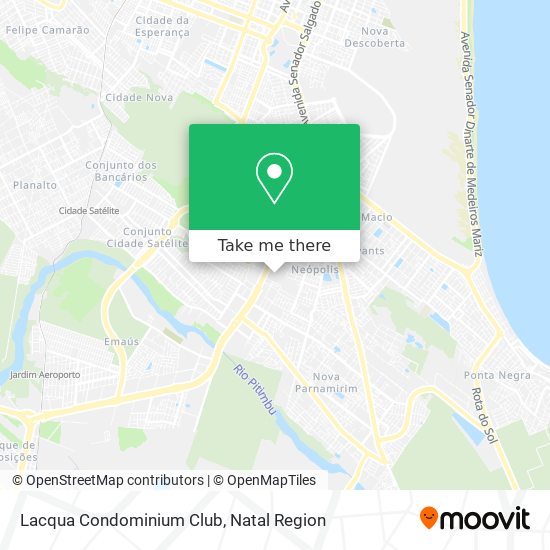 Mapa Lacqua Condominium Club