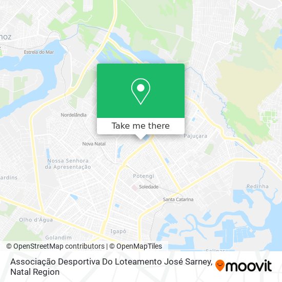 Associação Desportiva Do Loteamento José Sarney map