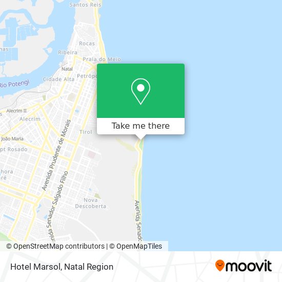 Hotel Marsol map