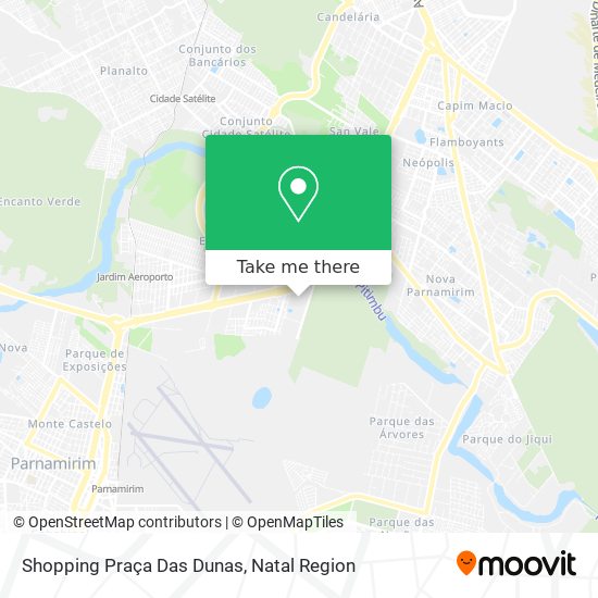 Mapa Shopping Praça Das Dunas