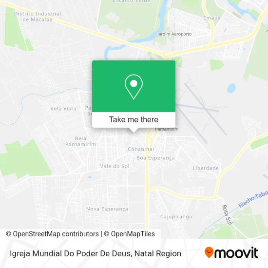 Igreja Mundial Do Poder De Deus map