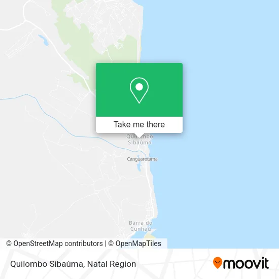 Quilombo Sibaúma map