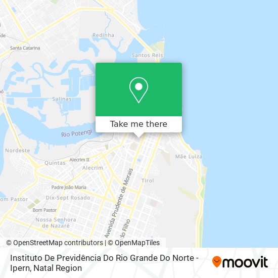 Instituto De Previdência Do Rio Grande Do Norte - Ipern map