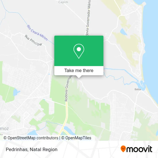 Pedrinhas map