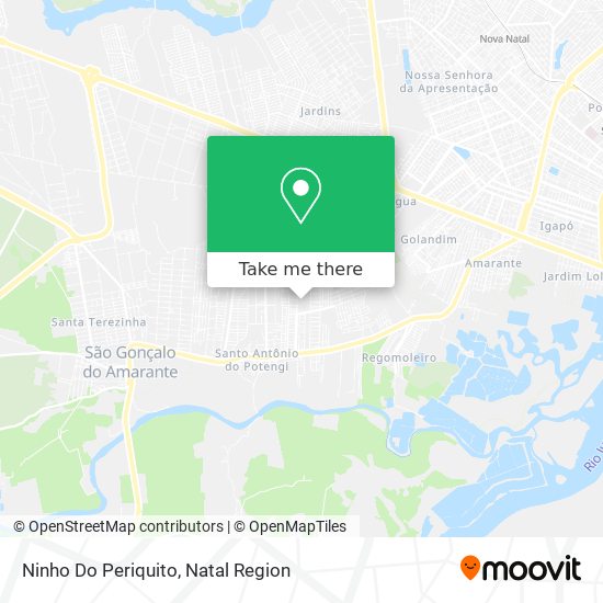 Ninho Do Periquito map