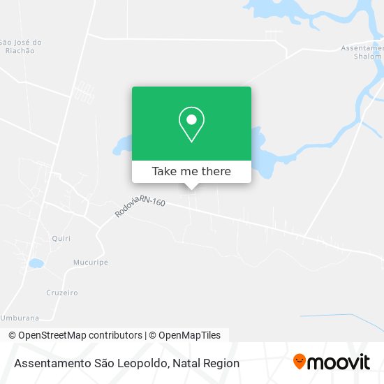 Assentamento São Leopoldo map