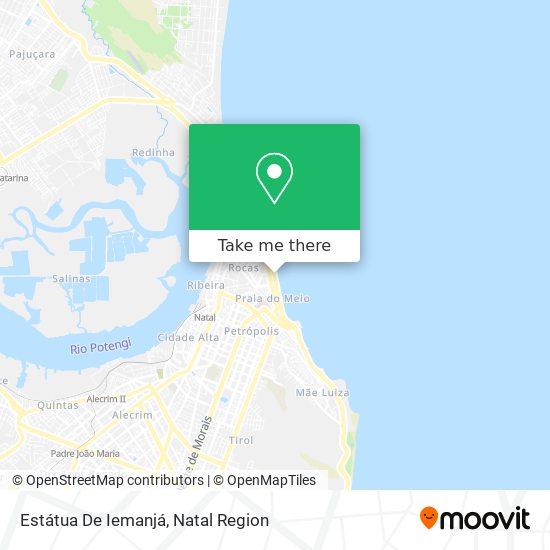 Estátua De Iemanjá map