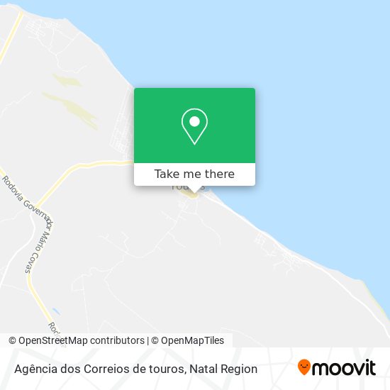 Agência dos Correios de touros map
