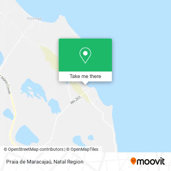 Praia de Maracajaú map