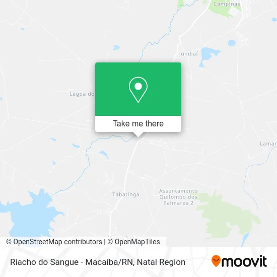 Riacho do Sangue - Macaíba/RN map