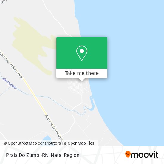 Praia Do Zumbi-RN map