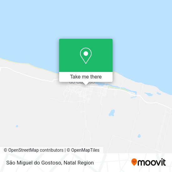 São Miguel do Gostoso map
