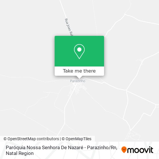 Paróquia Nossa Senhora De Nazaré - Parazinho / Rn map