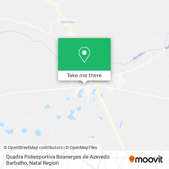 Quadra Poliesportiva Boanerges de Azevedo Barbalho map