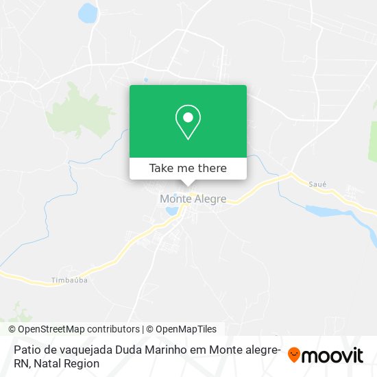 Patio de vaquejada Duda Marinho em Monte alegre-RN map
