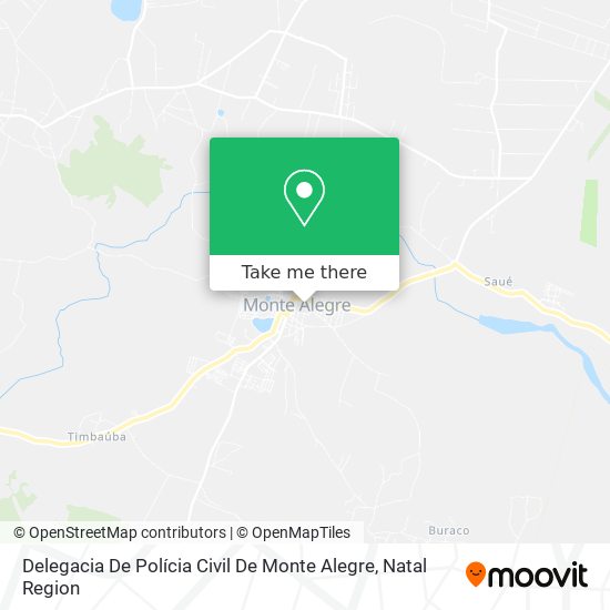 Delegacia De Polícia Civil De Monte Alegre map