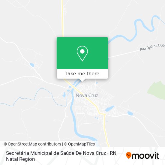 Secretária Municipal de Saúde De Nova Cruz - RN map
