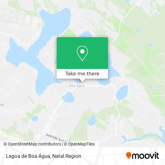 Lagoa de Boa Água map