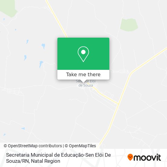 Secretaria Municipal de Educação-Sen Elói De Souza / RN map