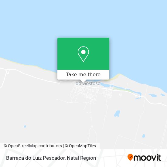 Barraca do Luiz Pescador map