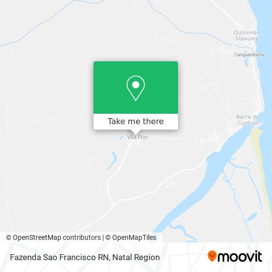 Fazenda Sao Francisco RN map