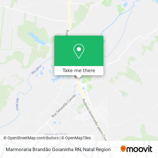 Marmoraria Brandão Goianinha RN map