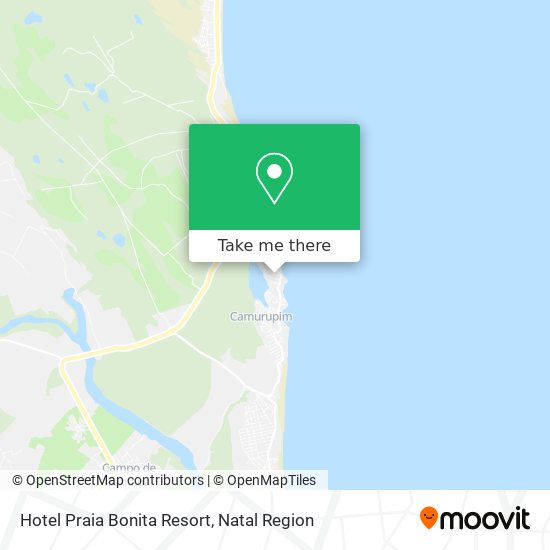 Hotel Praia Bonita Resort map