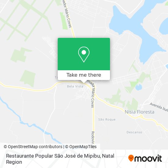 Restaurante Popular São José de Mipibu map