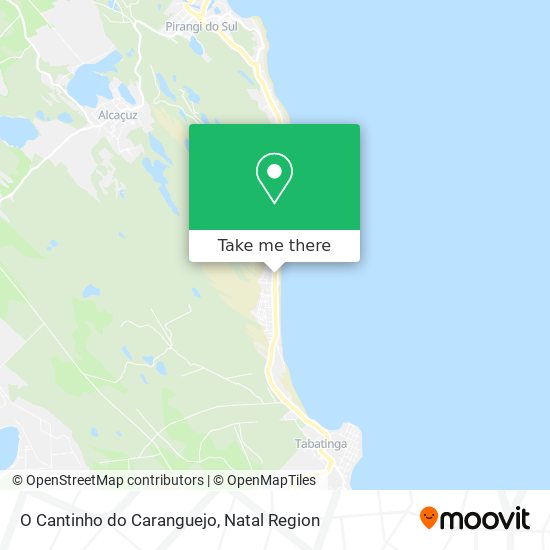 O Cantinho do Caranguejo map